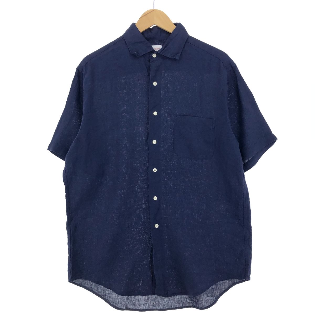 古着 ブルックスブラザーズ Brooks Brothers 346 半袖 リネンシャツ メンズM /eaa442091 【中古】/eaa442091