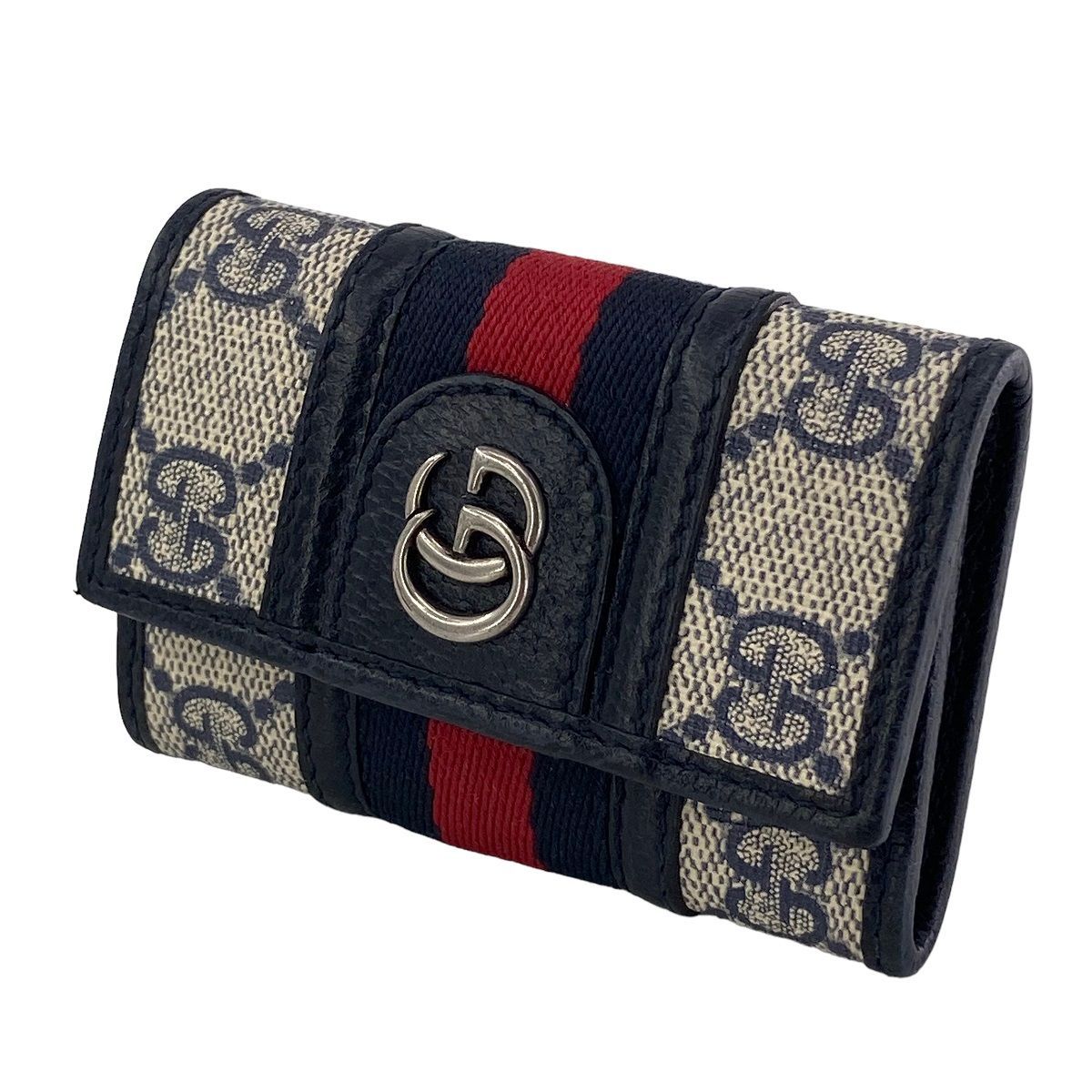 中古】 GUCCI グッチ オフィディア GG ６連キーケース 603732 23017971