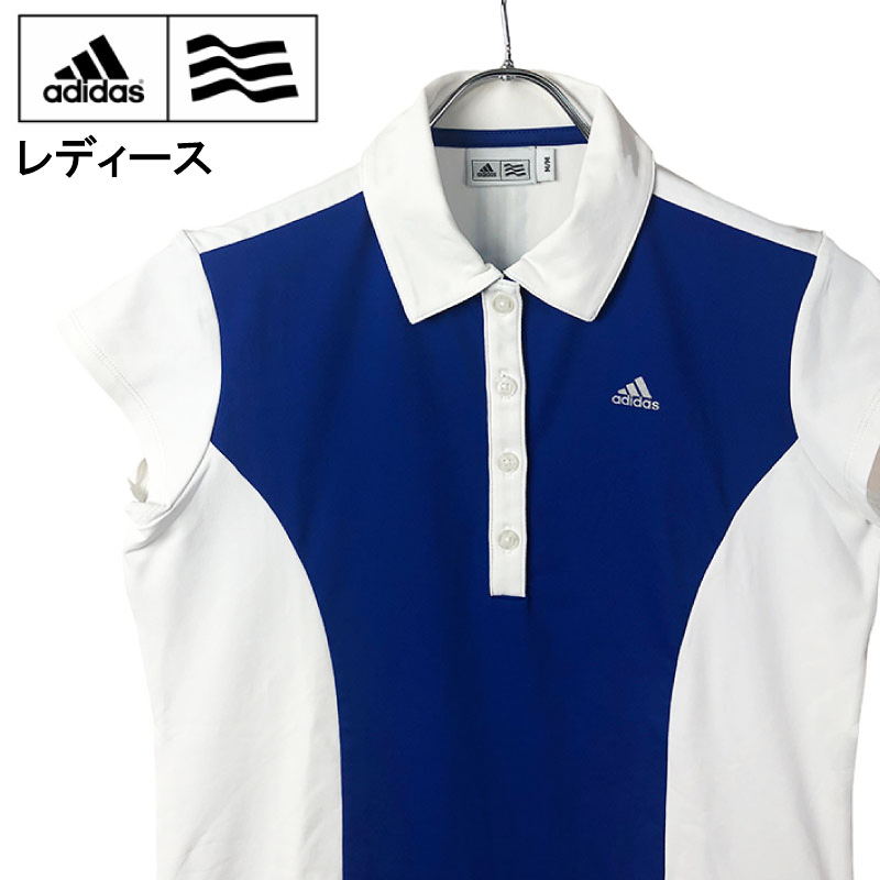 レッド系 美品 adidas GOLF アディダスゴルフ レディース 半袖