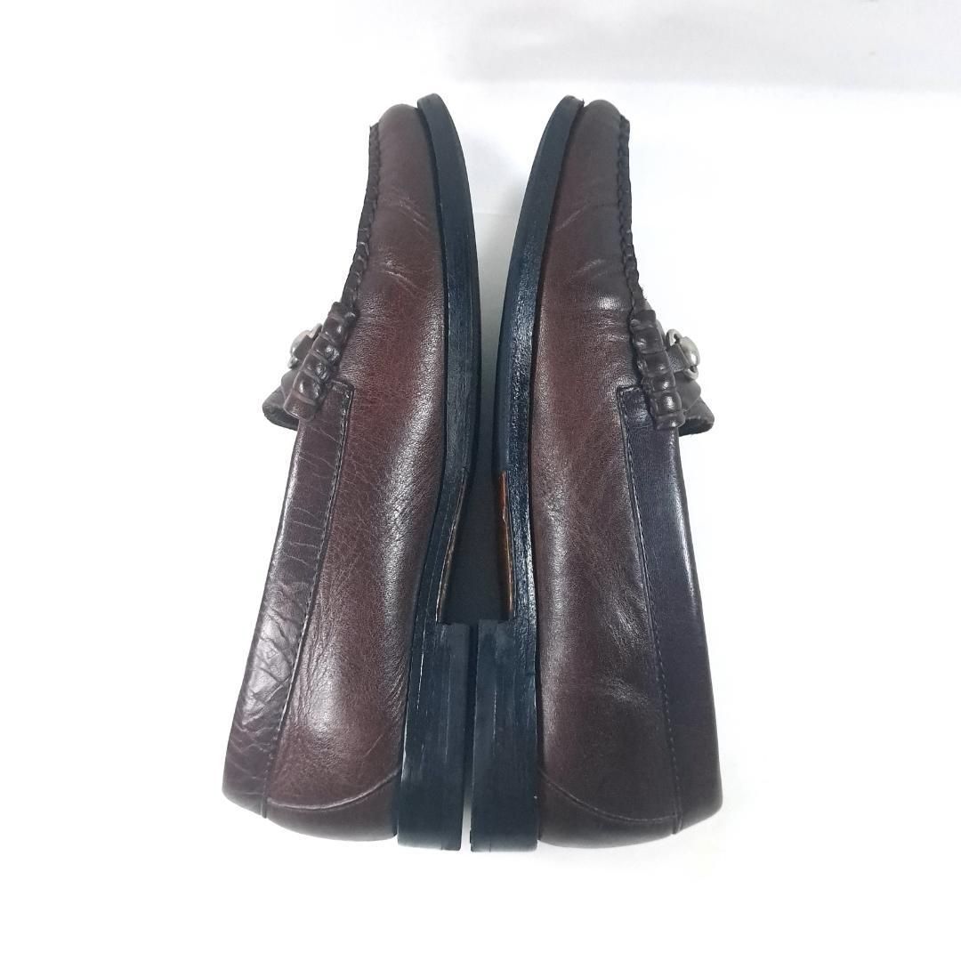 G.H.BASS ジーエイチバス ビットローファー 24.5cm BA41081 茶 WEEJUNS 