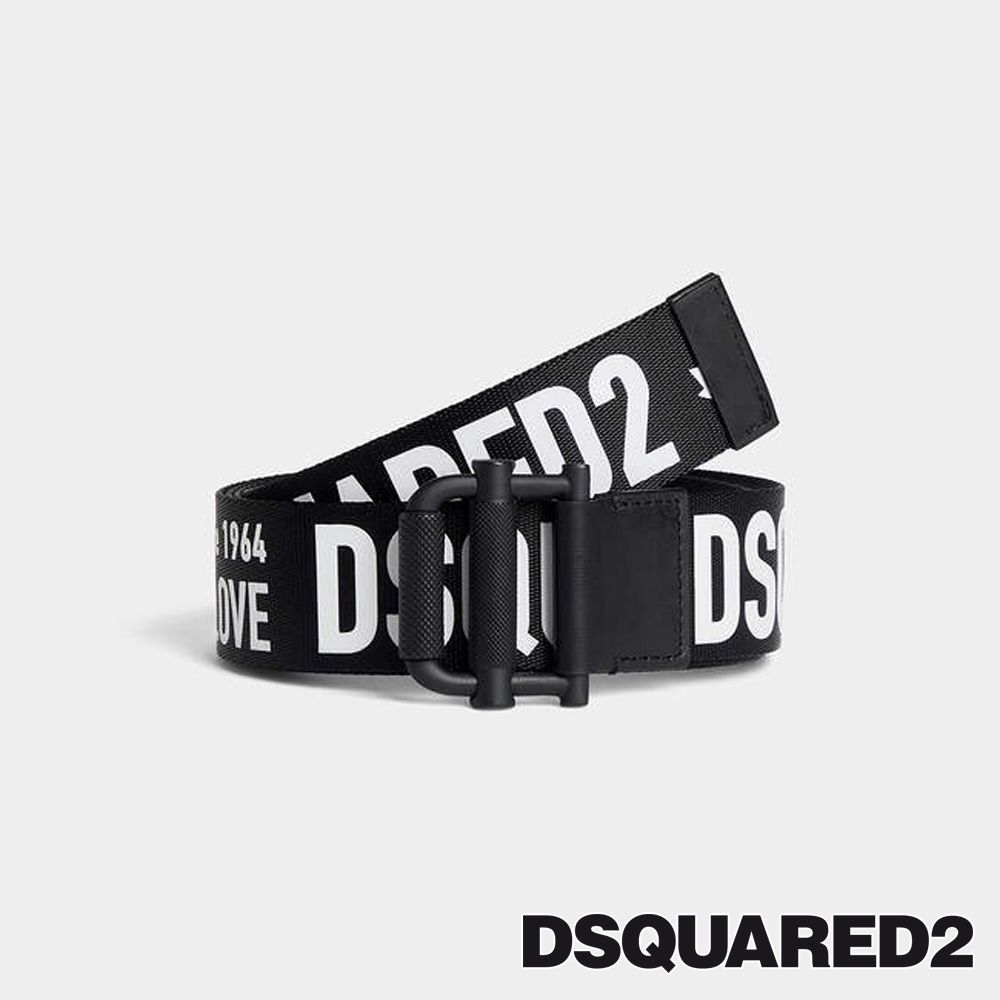 Dsquared2 ロゴベルト ガチャベルト ロゴテープ ベルト