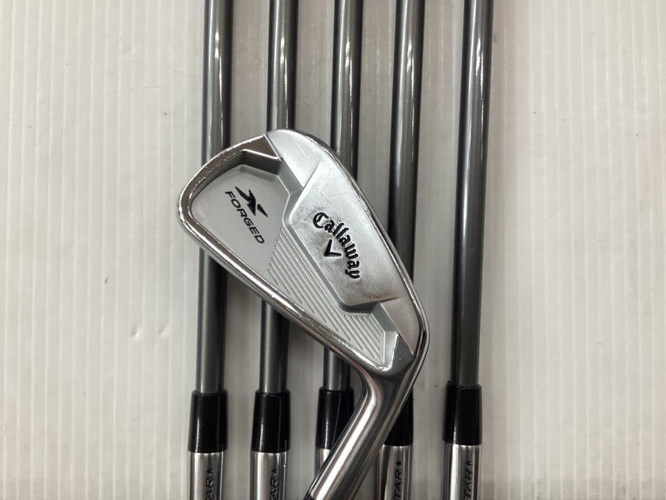 【即納】X FORGED STAR 2021 | S | Fujikura MC 80 | 中古 | アイアンセット | キャロウェイ