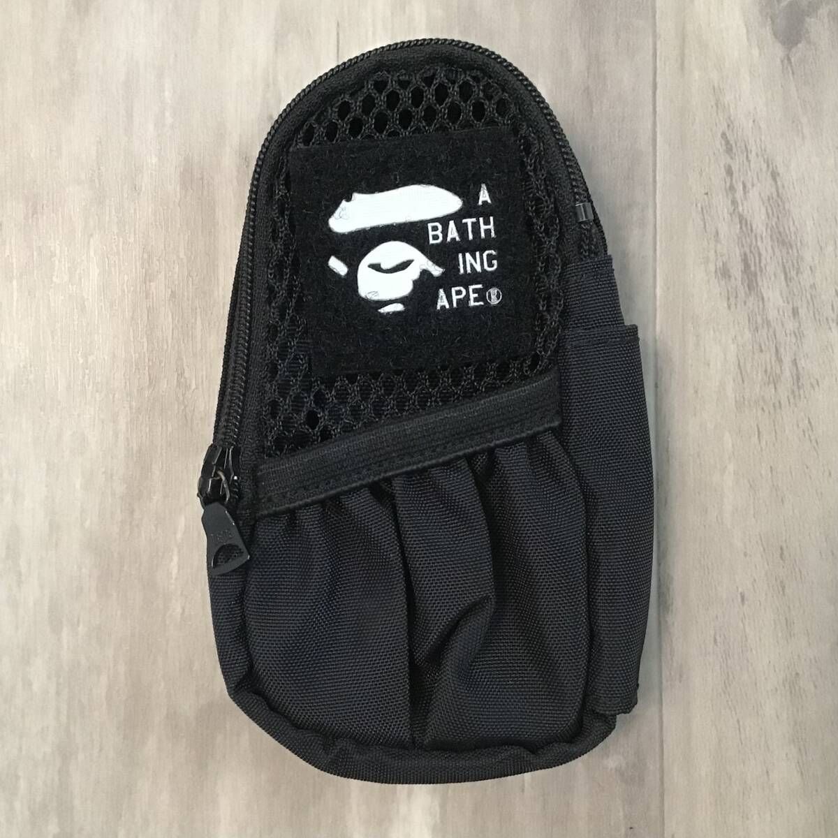 Aape ブラック ポーチ未使用 ☆初期☆ ベルト ポーチ ブラック a bathing ape BAPE pouch