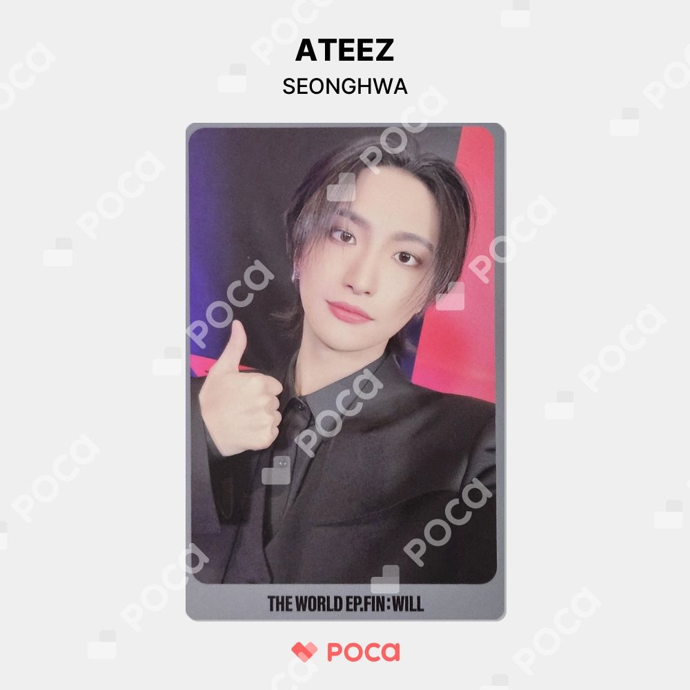 ATEEZ ソンファ トレカ THE WORLD EP.FIN : WILL Makestar ラキドロ ATEEZ ソンファ トレカ THE WORLD EP.FIN : WILL Makestar ラキドロ