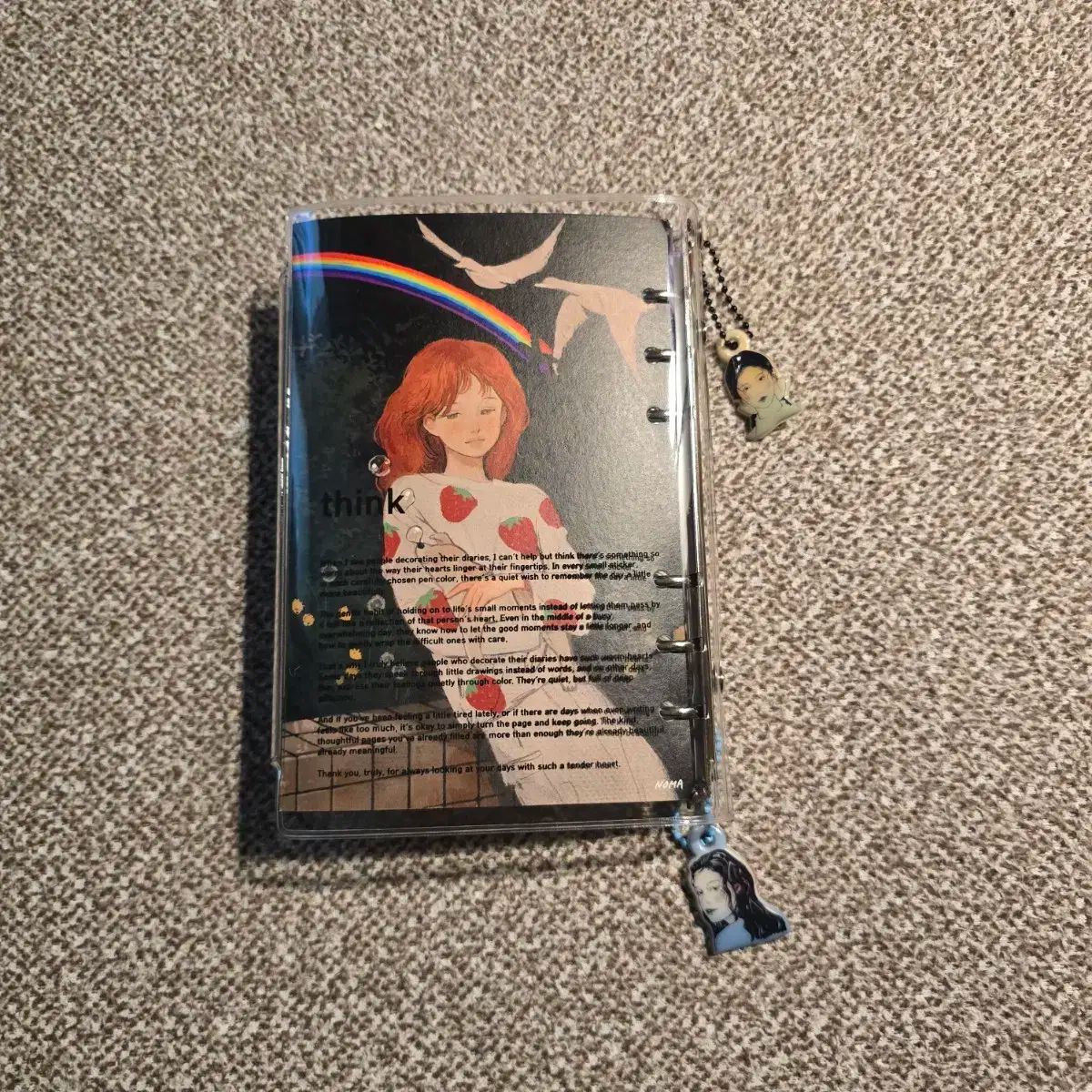 ダイアリウム 6 ボールバインダー キーリング+現世 貯蓄通知