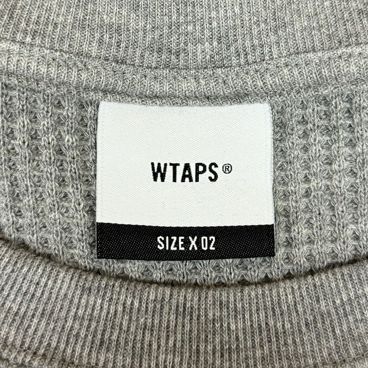 定価18700円 新品 WTAPS 23AW WAFFLE 01 / LS / COTTON. SIGN ワッフル