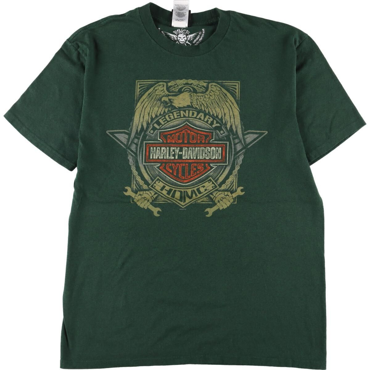 ハーレーダビッドソン Harley-Davidson モーターサイクル バイクTシャツ メンズXL /eaa320666