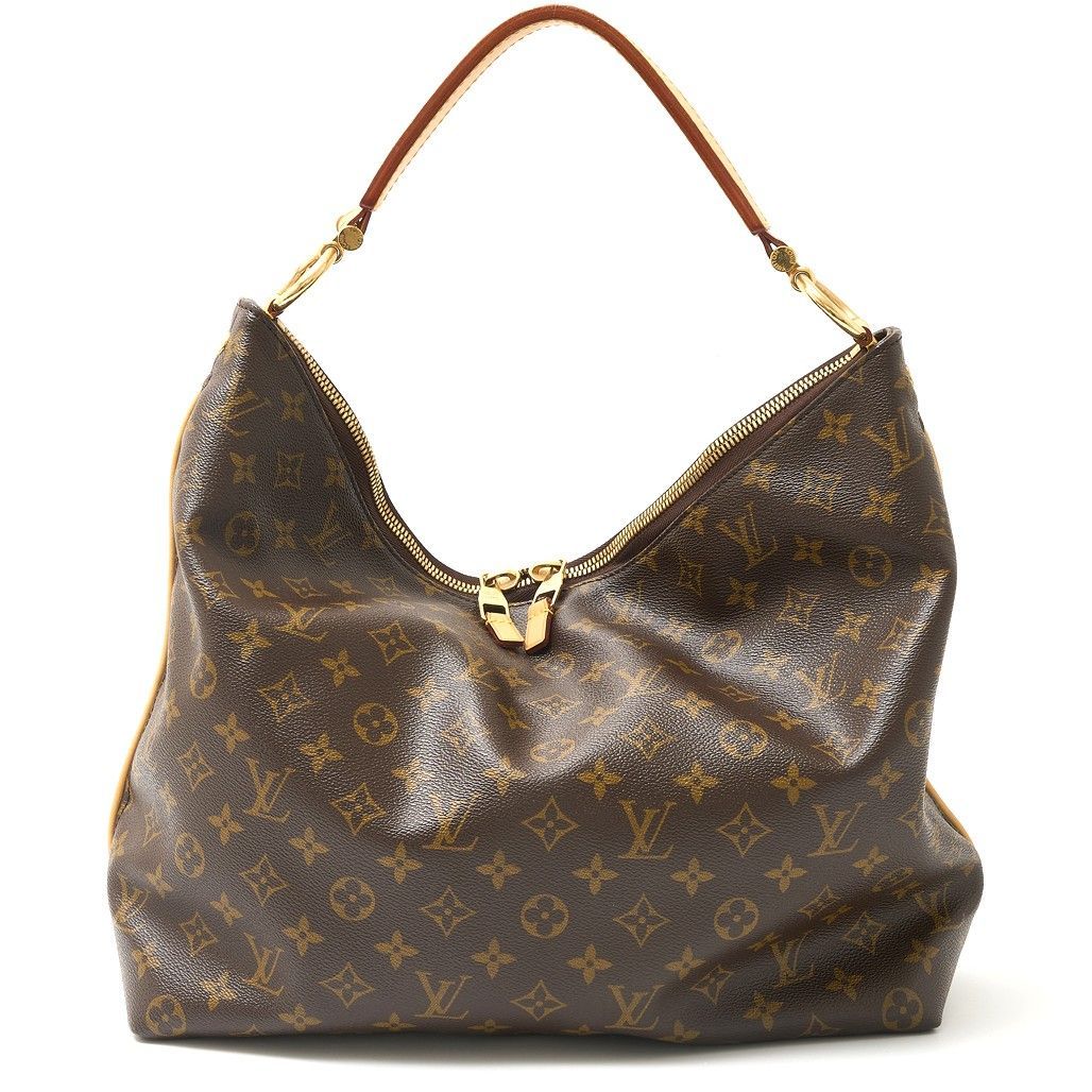 LOUIS VUITTON ルイヴィトン シュリ MM M40587 2WAY ハンド ショルダーバッグ モノグラム×レザー ブラウン×ゴールド金具 レディース