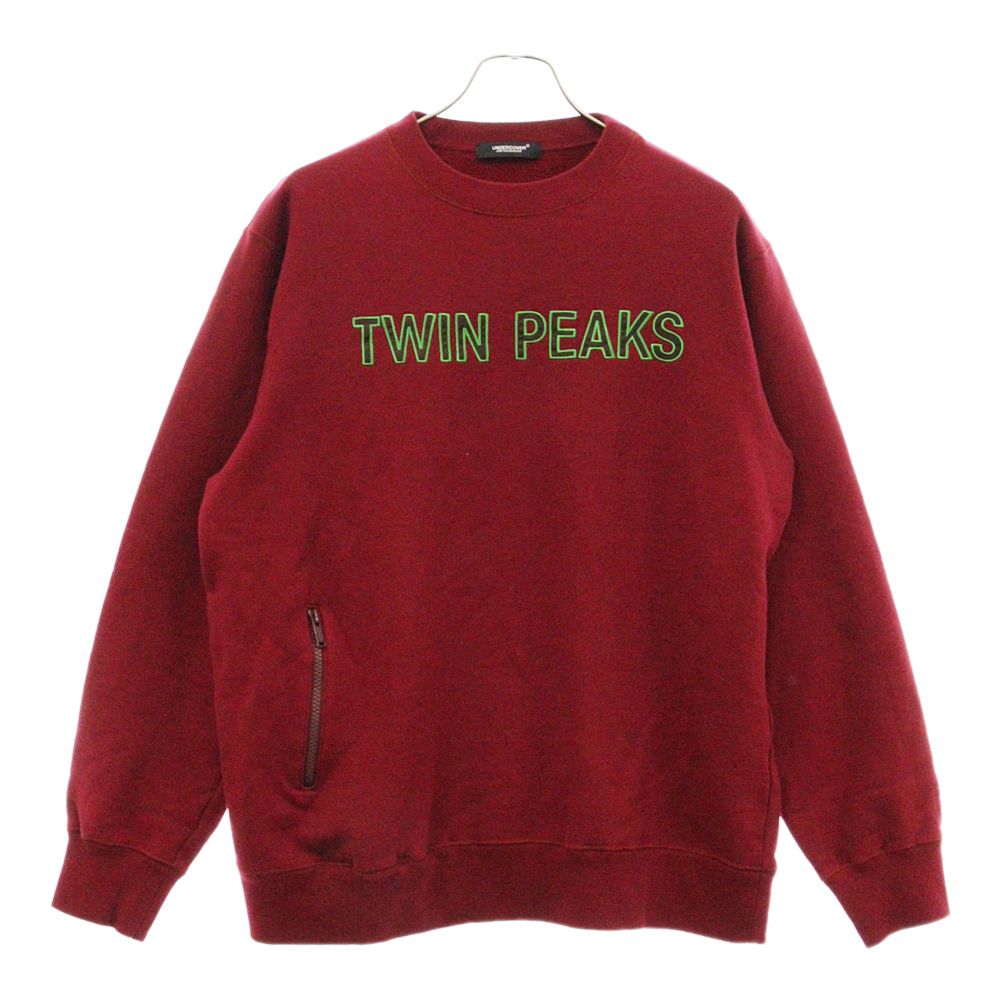 UNDERCOVER (アンダーカバー) ×TWINPEAKS ツインピークス 裏起毛 片ジップポケット クルーネック 長袖スウェット トレーナー  バーガンディー UC2D4802-1 - メルカリ