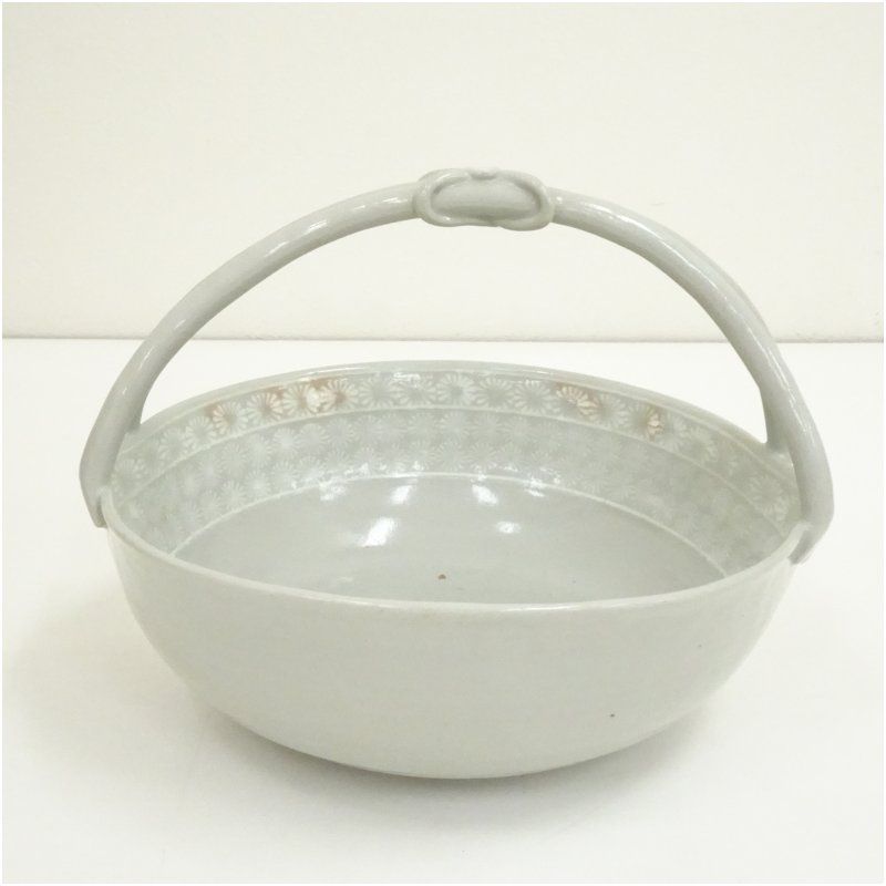 京焼 宮本翠浩造 三島手菓子鉢 共箱 食器 茶器 菓子器 おしゃれ かわいい 和菓子 主菓子 インテリア 茶道 茶道具 骨董 来客 ksk