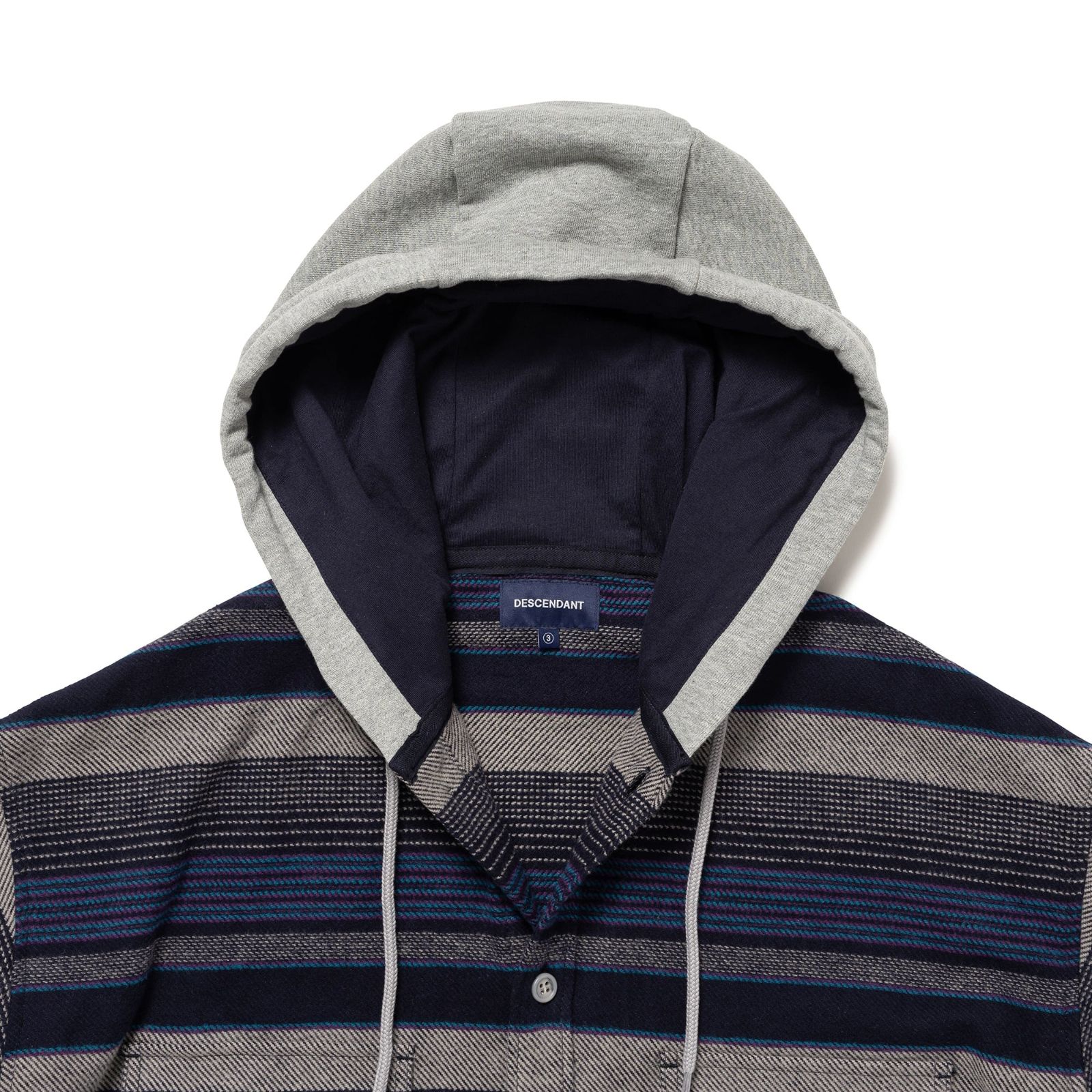 DESCENDANT SPICOLI HOODED LS SHIRT シャツ 242TQDS-SHM04 - メルカリ