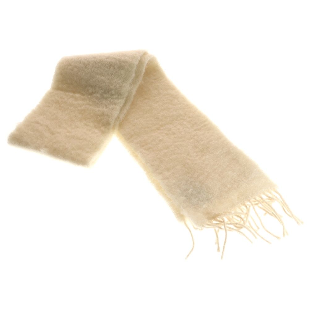 LOEWE ロエベ アナグラム マフラー ストール ホワイト モヘア×ウール