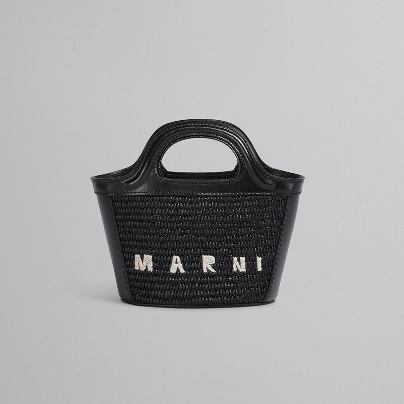 人気満点 MARNI カゴ バッグ マルニトロピアリア マイクロカゴバッグ