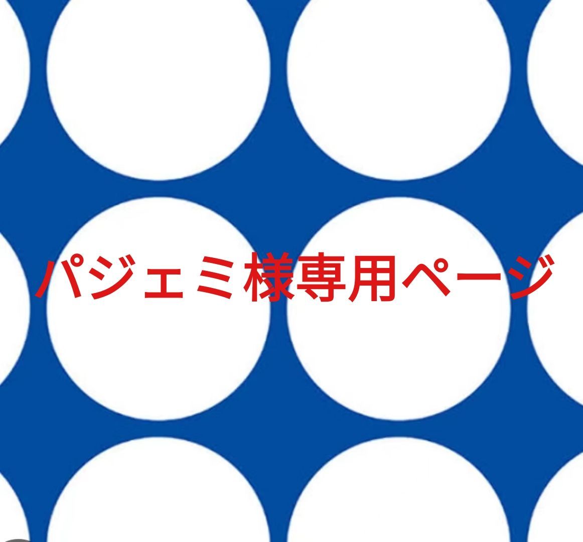 パジェミ様専用ページです。