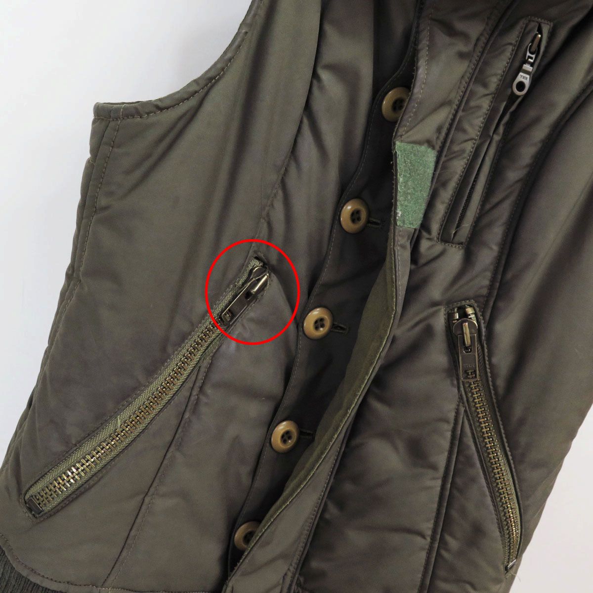 L.G.B. BONO MILITARY PARACHUTE DOWN VEST ARCHIVE LGB