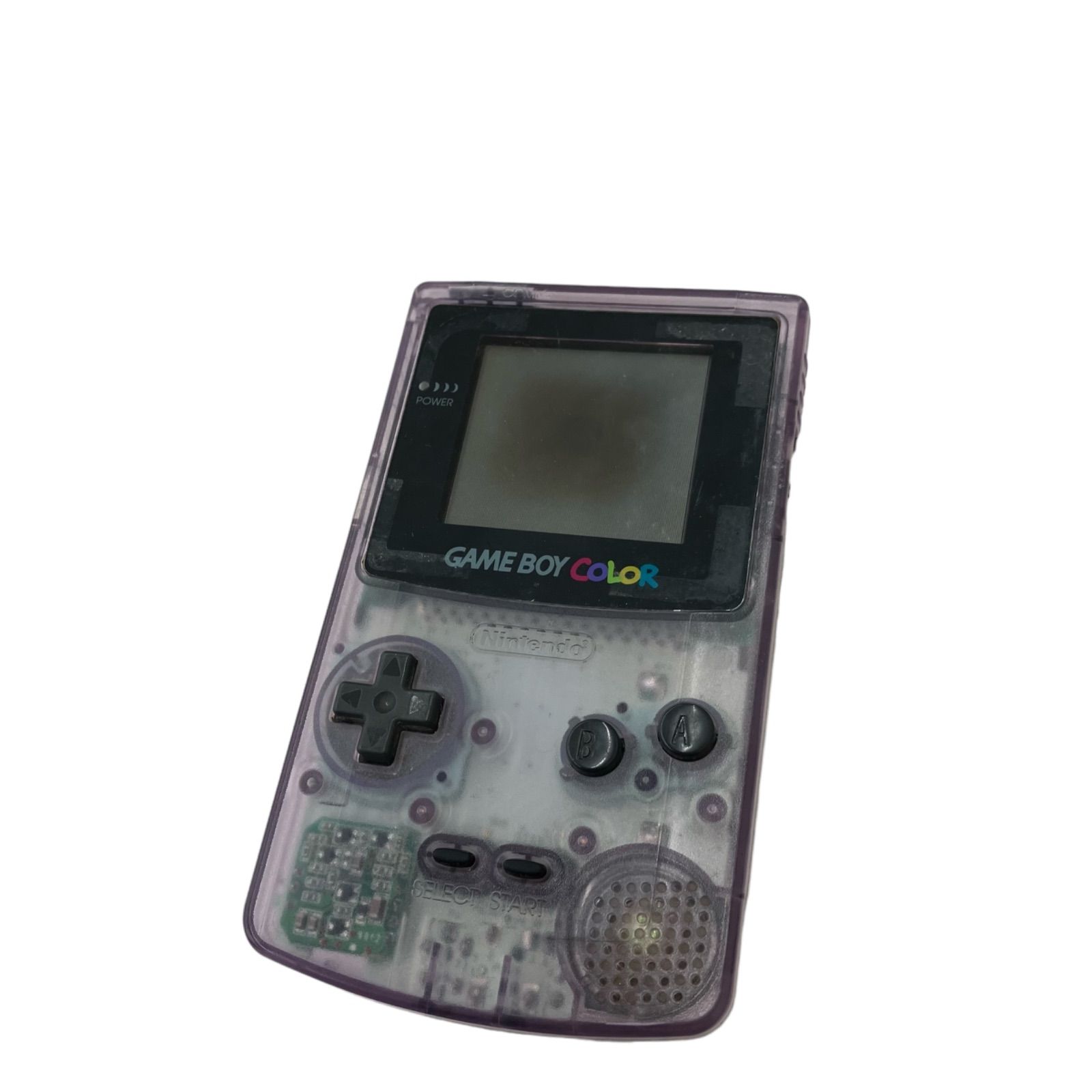 Nintendo ゲームボーイカラー (CGB-001) クリアパープル 動作品