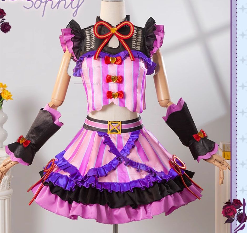 プリパラ 北条そふぃ 夢かわ ハートレースver. コスプレ衣装 フルセット S〜XXL