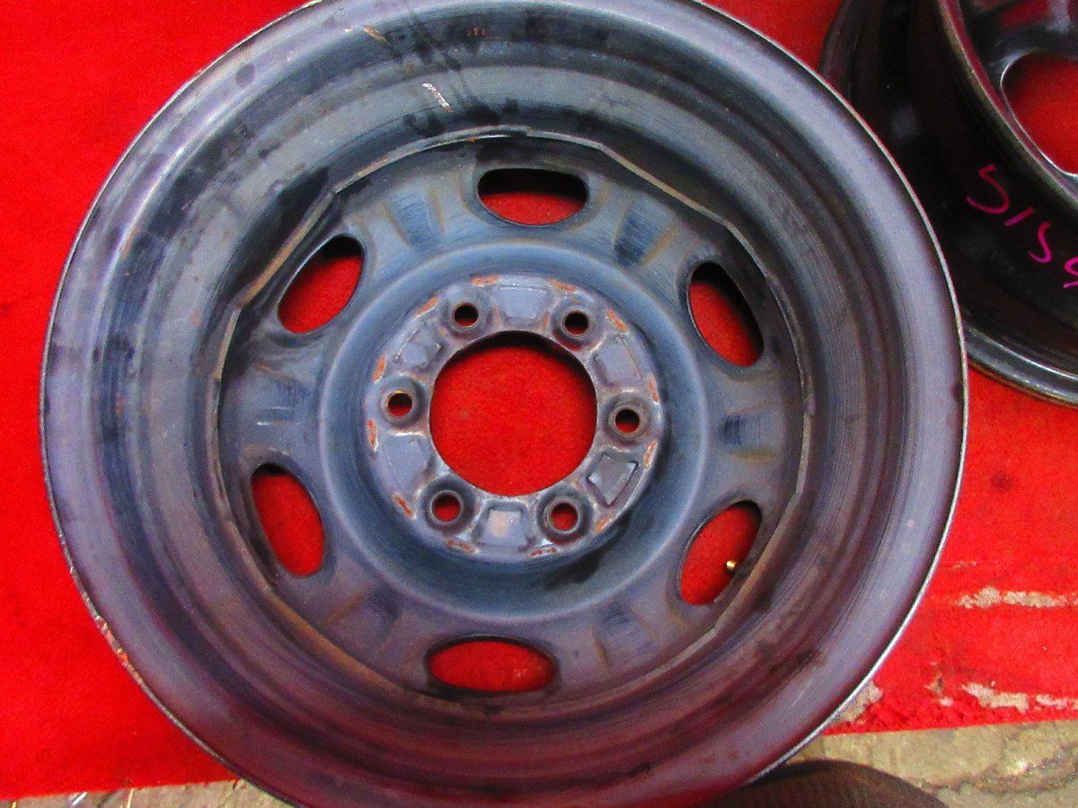 スチール ホイール 4本 日産 キャラバン NV350 純正 15×5.5J 6穴