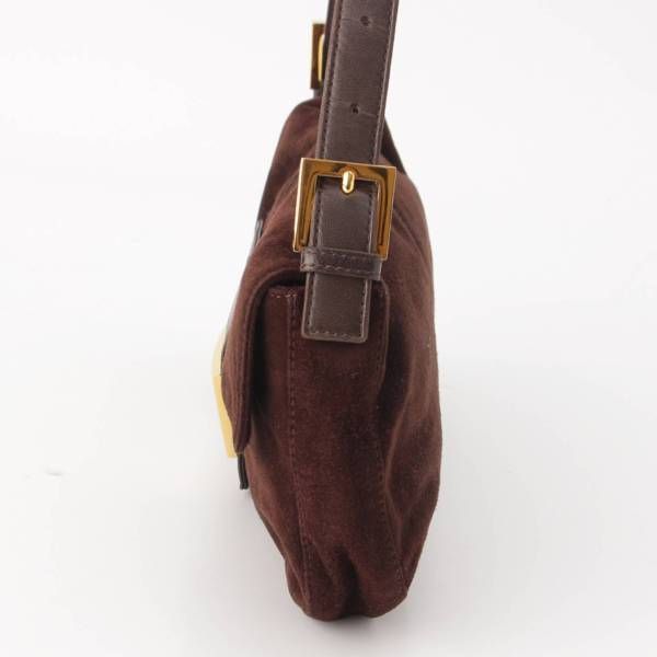 フェンディ マンマバケット スエード ワンショルダーバッグ