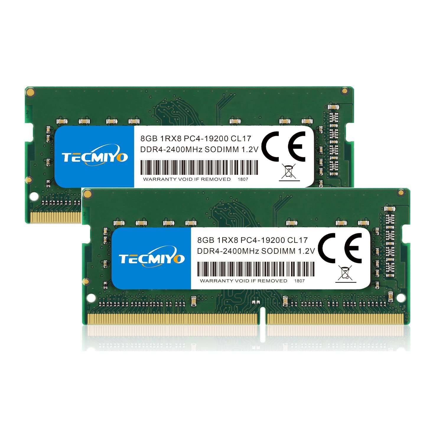 【特価商品】TECMIYO ノートPC用メモリ DDR4-2400(PC4-19200) 16GB 260pin SODIMM CL17(8GB×2枚)