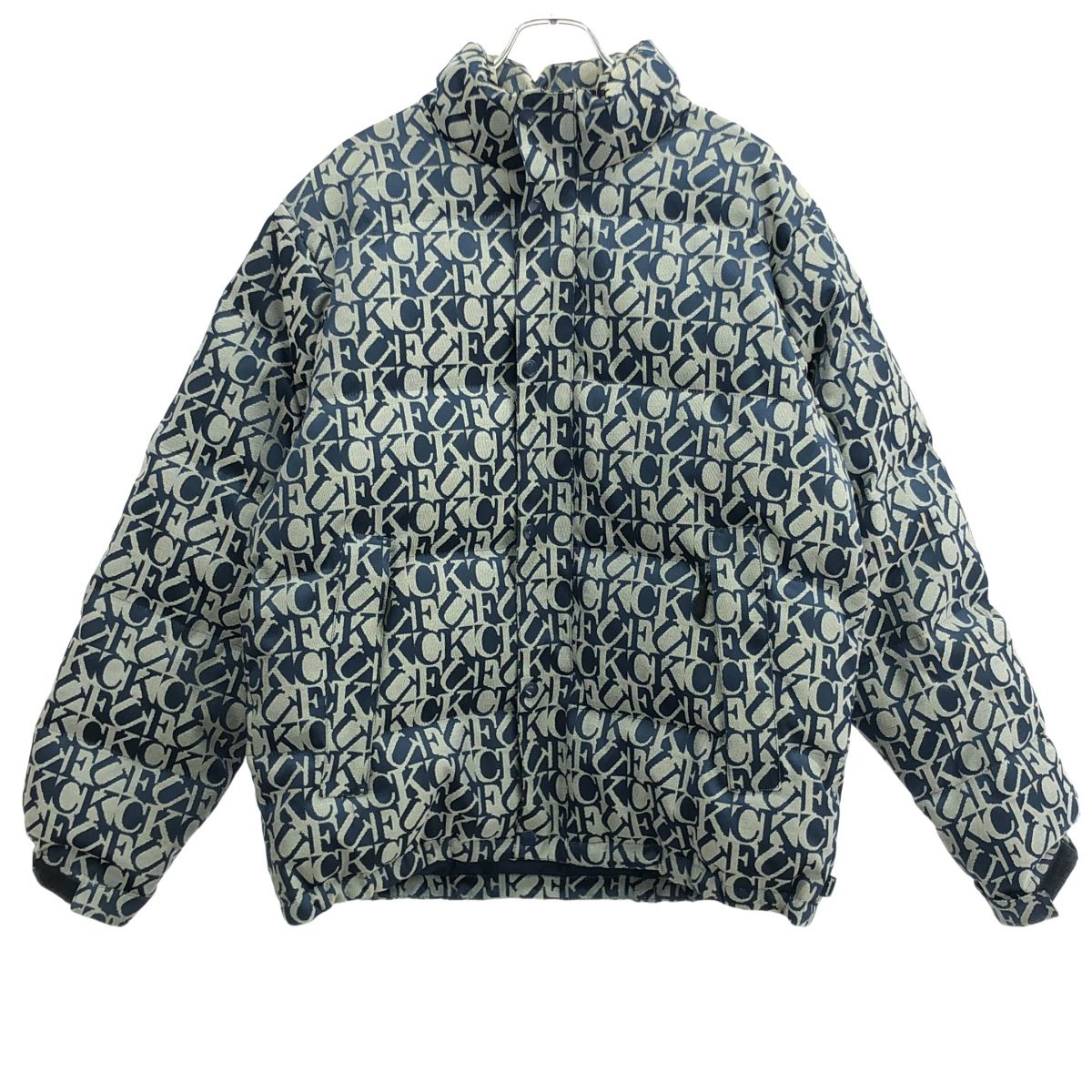 Supreme シュプリーム 17AW Fuck Jacquard Puffy Jacket ダウン 