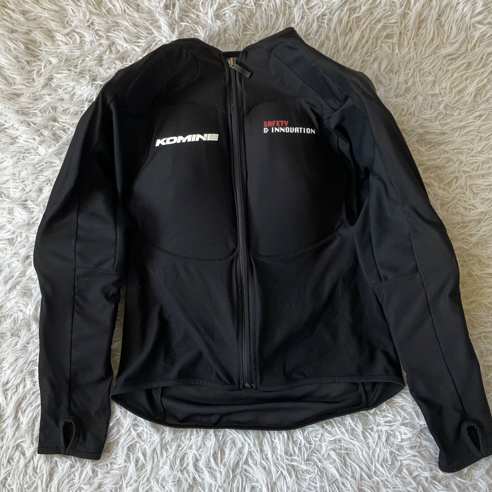 KOMINE コミネ バイク用 プロテクター CEアーマードトップインナーウェア 3点セット 古着 黒 3553