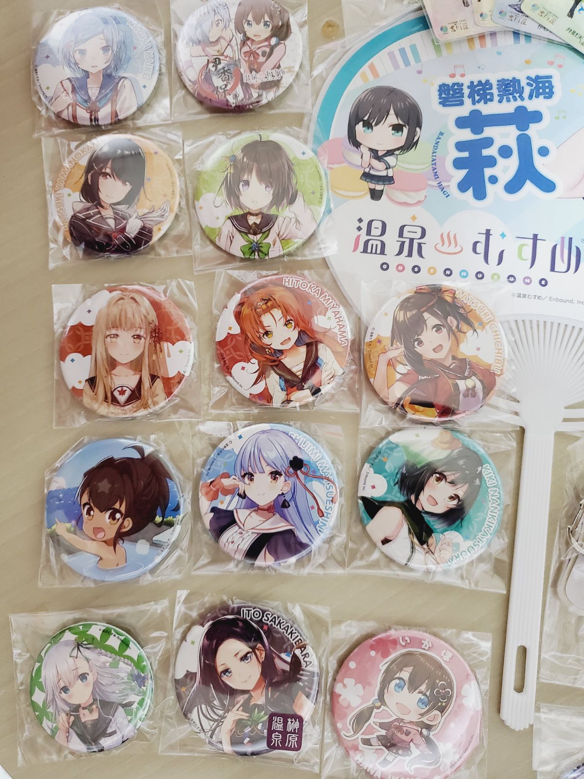 温泉むすめ 缶バッジ アクリルキーホルダー 豪華26点セット - メルカリ