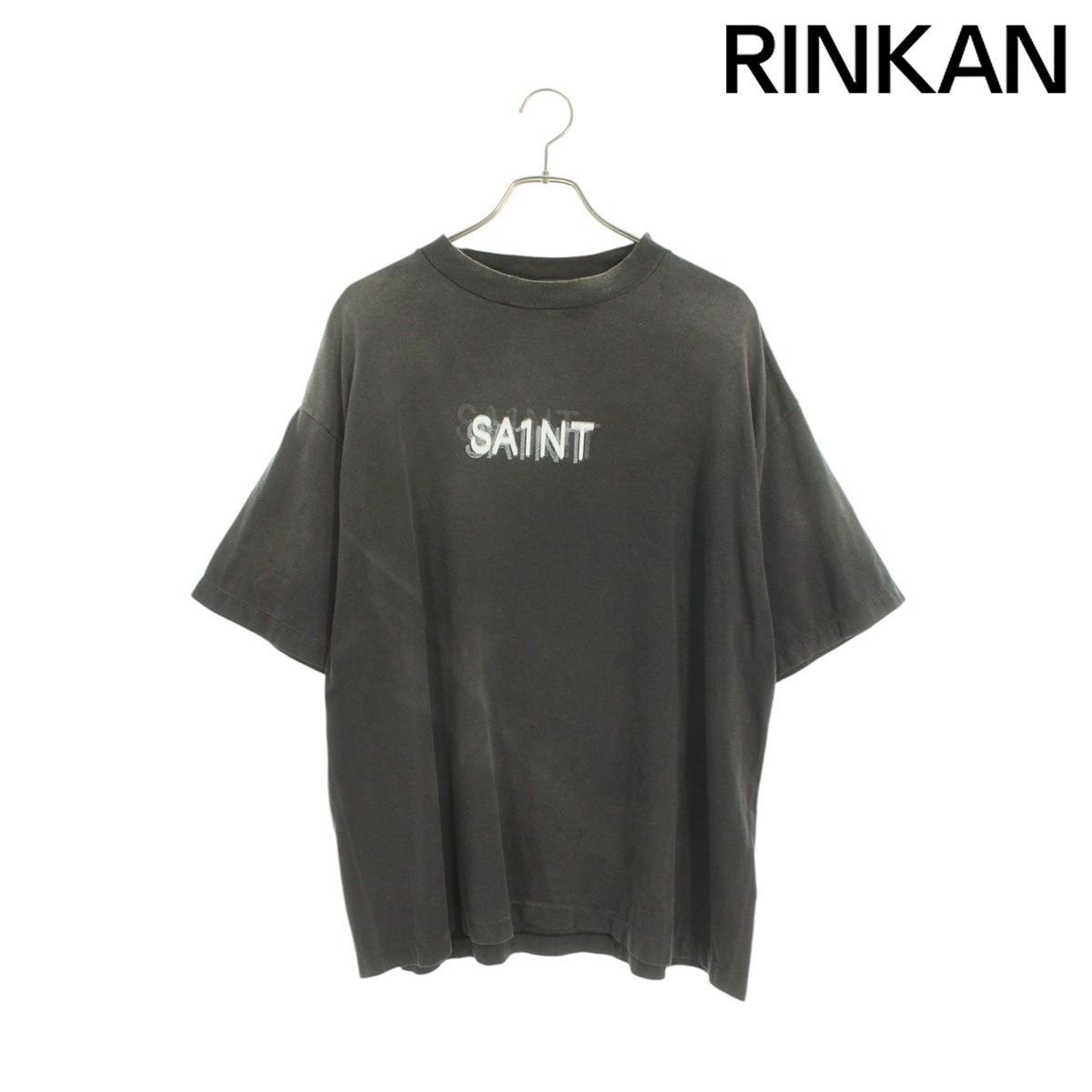 セントマイケル 24AW SM-YS1-0000-003 ヴィンテージ加工Tシャツ メンズ XL