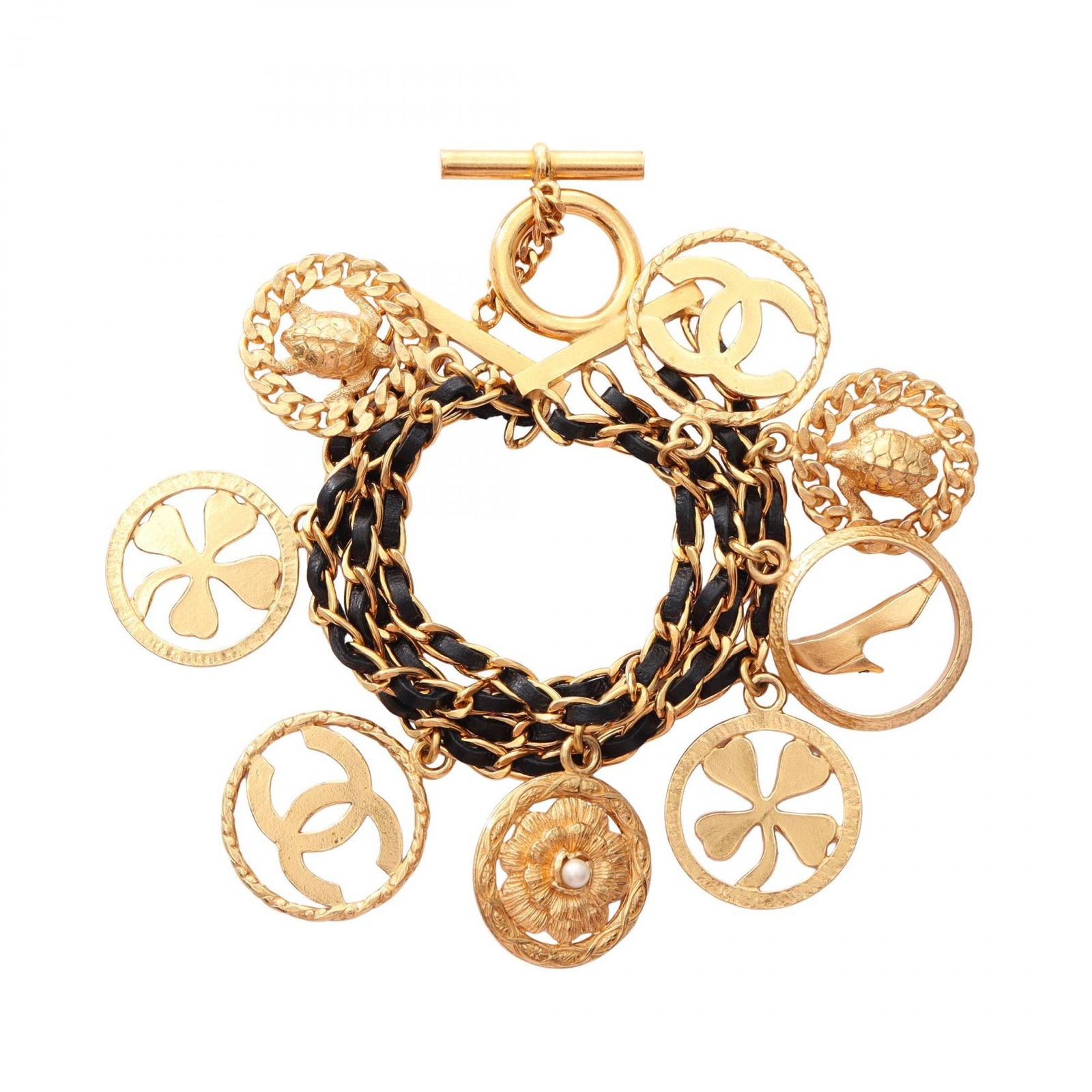 シャネル CHANEL ブレスレット ココマーク カメリア GP シャネル CHANEL ブレスレット ココマーク カメリア GP