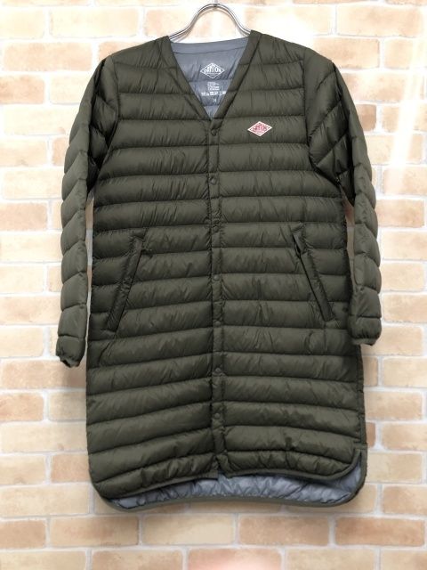 中古】 DANTON ダントン インナーダウン ロングコート 17A-KW