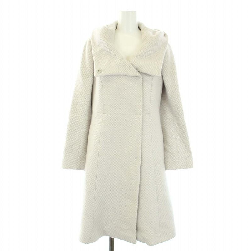 トッカ TOCCA アンゴラ ウール リバーシブル コート アウター 6 ピンク