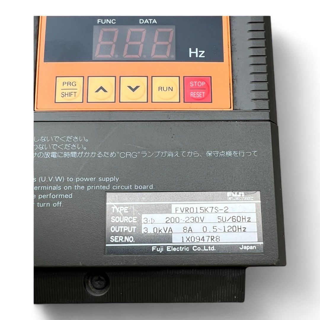 FUJI Electric 富士電機 FVR-K7S FVR015K7S-2 インバーター INVERTER no.3 - メルカリ