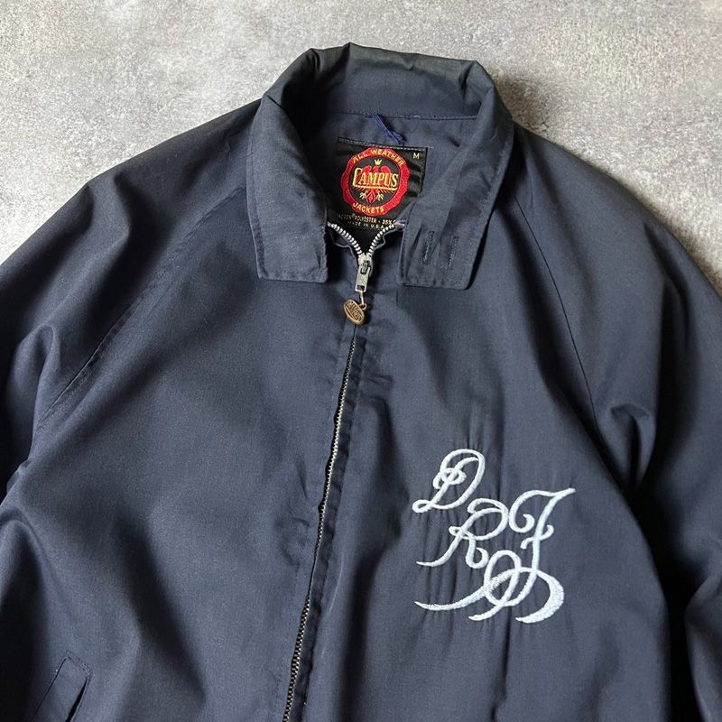 70s USA製 CAMPUS ロゴ刺繍 スイングトップ ジャケット M / 70年代
