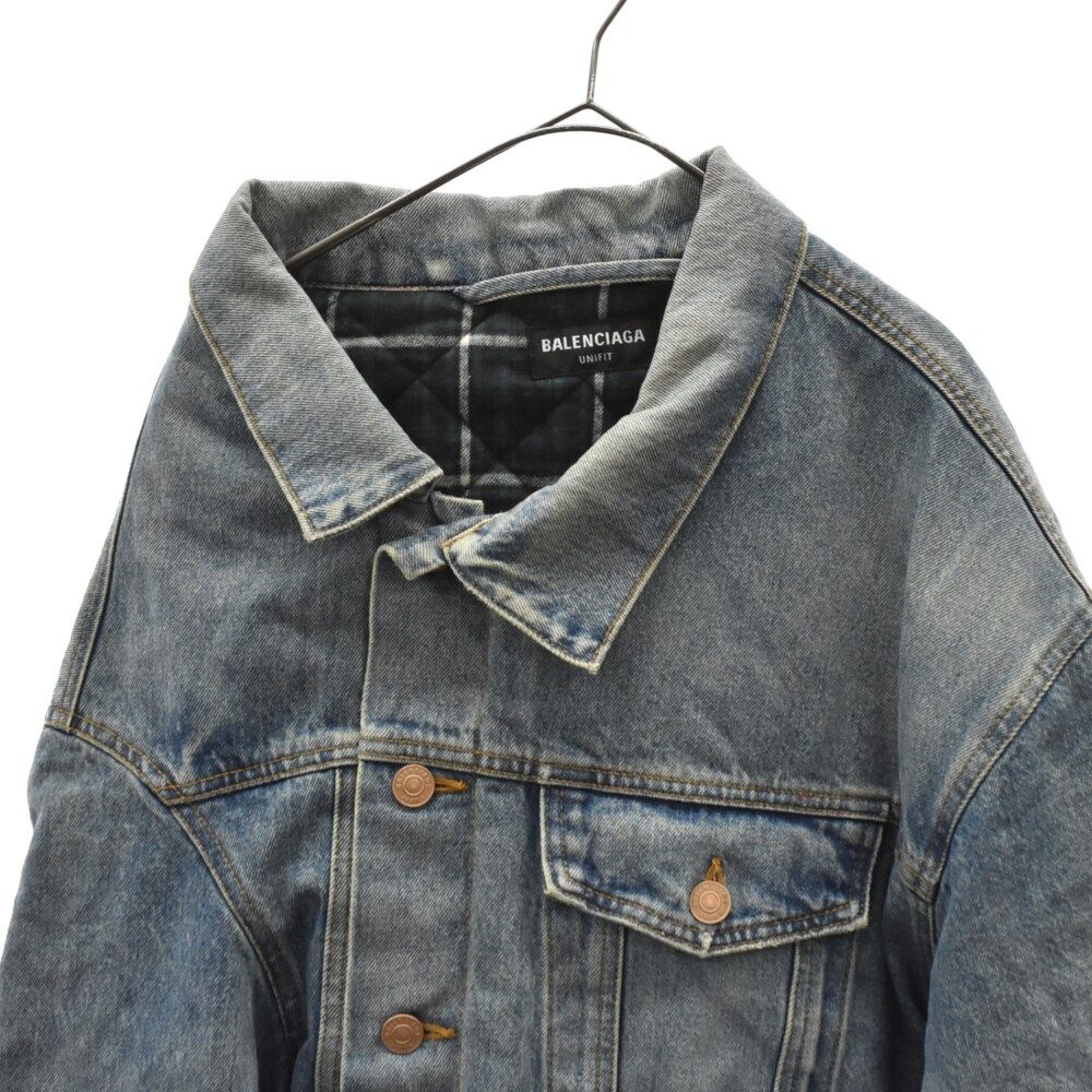 BALENCIAGA (バレンシアガ) ASYMMETRICAL DENIM JACKET アシンメトリー 