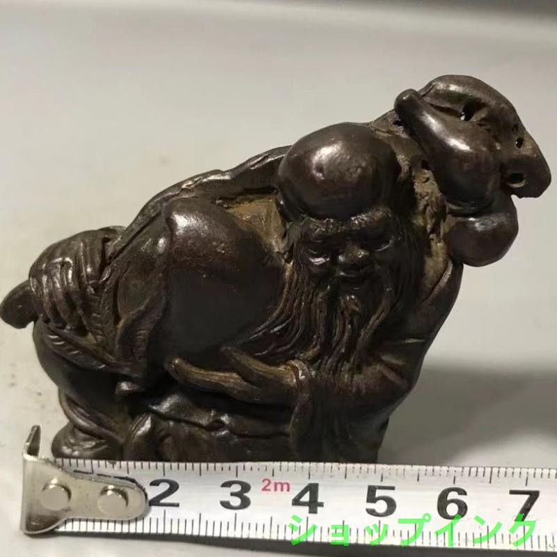 老寿星印章 銅製 書道具 文房具 工芸品 美術品 置物 - メルカリ