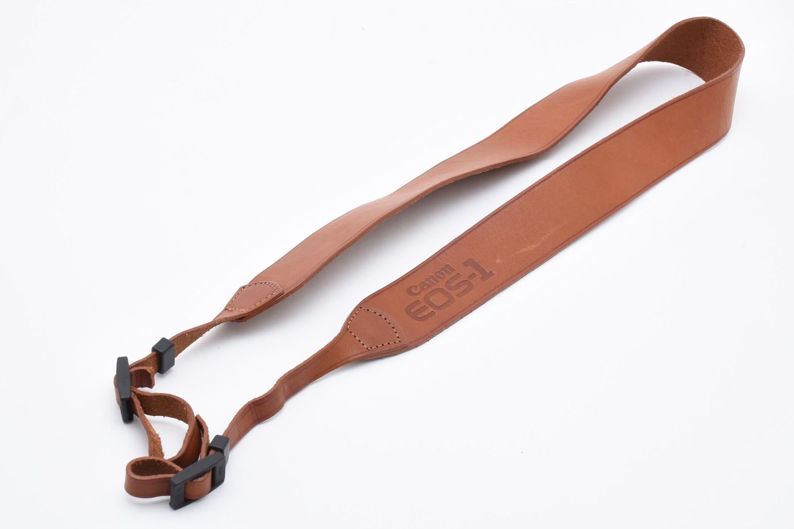 Canon EOS-1 革 カメラ ストラップ キャメル #8565 カメラ