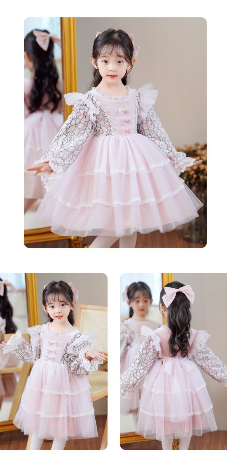 吉野間道 熨斗目 正絹 絵羽紬 訪問着 濃淡ベージュ×生成色 縫い一つ紋 未使用 吉野間道 熨斗目 正絹 絵羽紬 訪問着 濃淡ベージュ×生成色 縫い