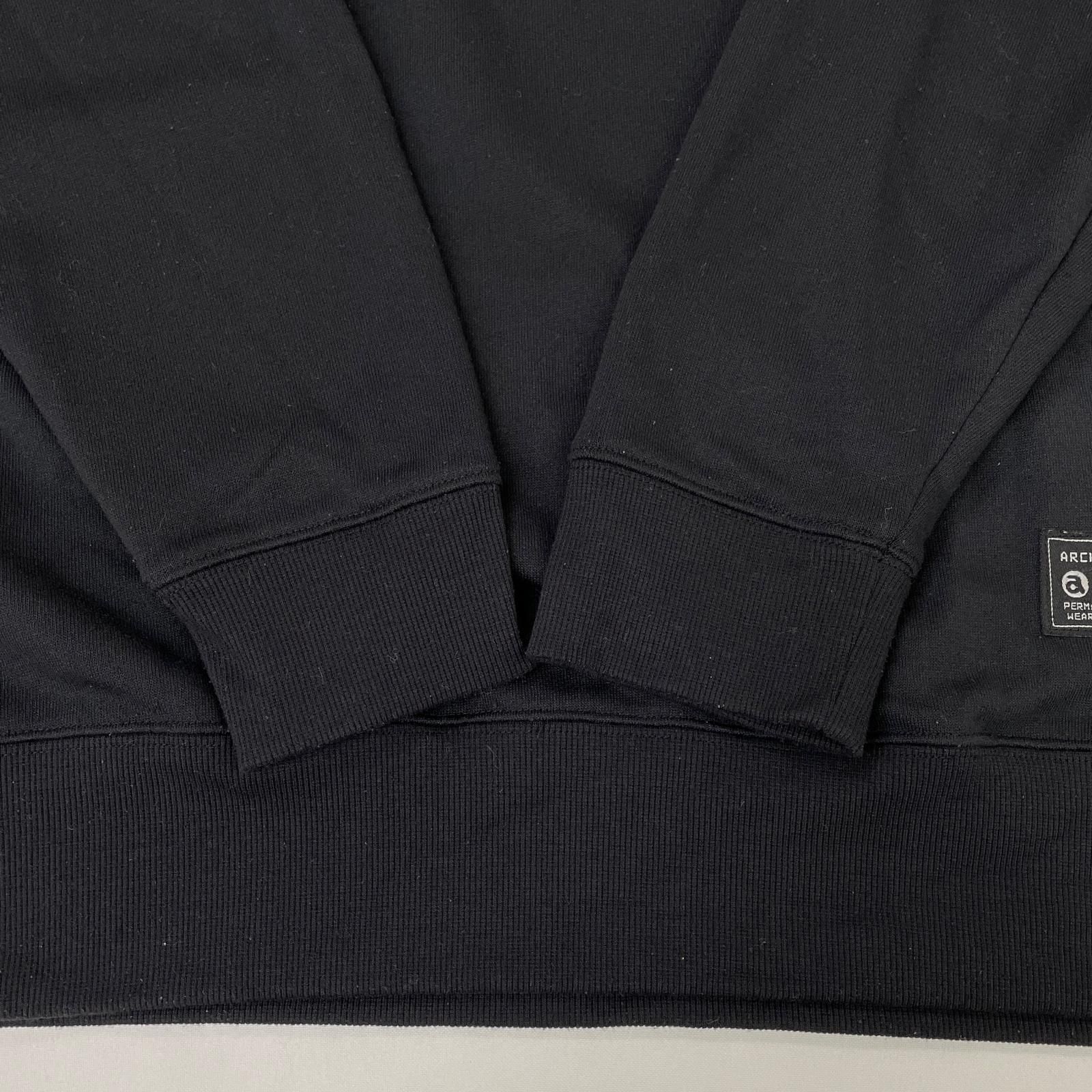 メンズ アルチビオ archivio スウェット 48 L 黒 ブラック 長袖 WHITEMONARCHHOTEL_COM