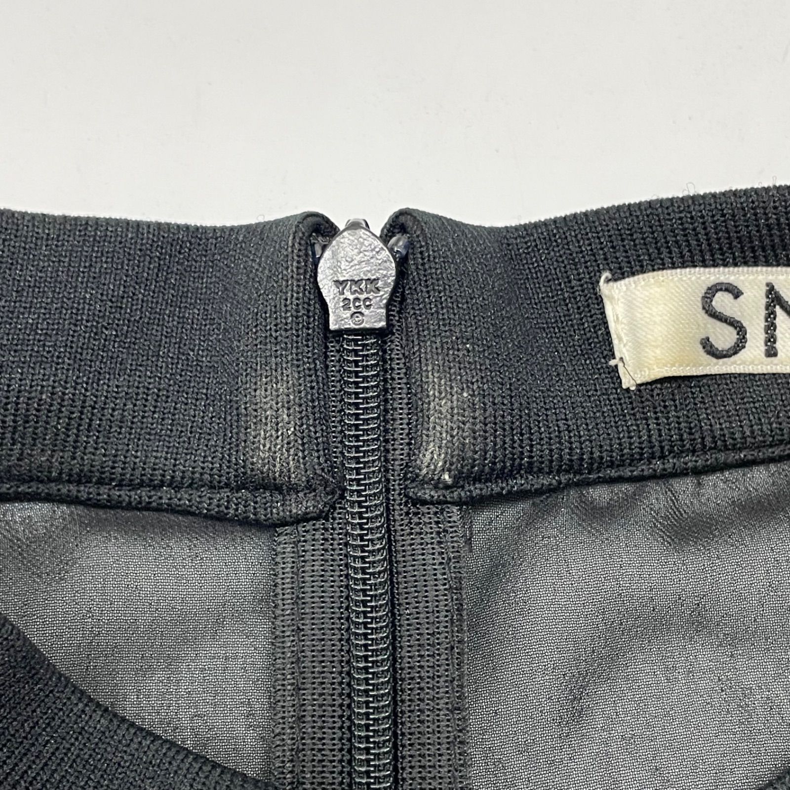 SNIDEL スナイデル ブラウスドッキングワンピース チェック柄 リボン 