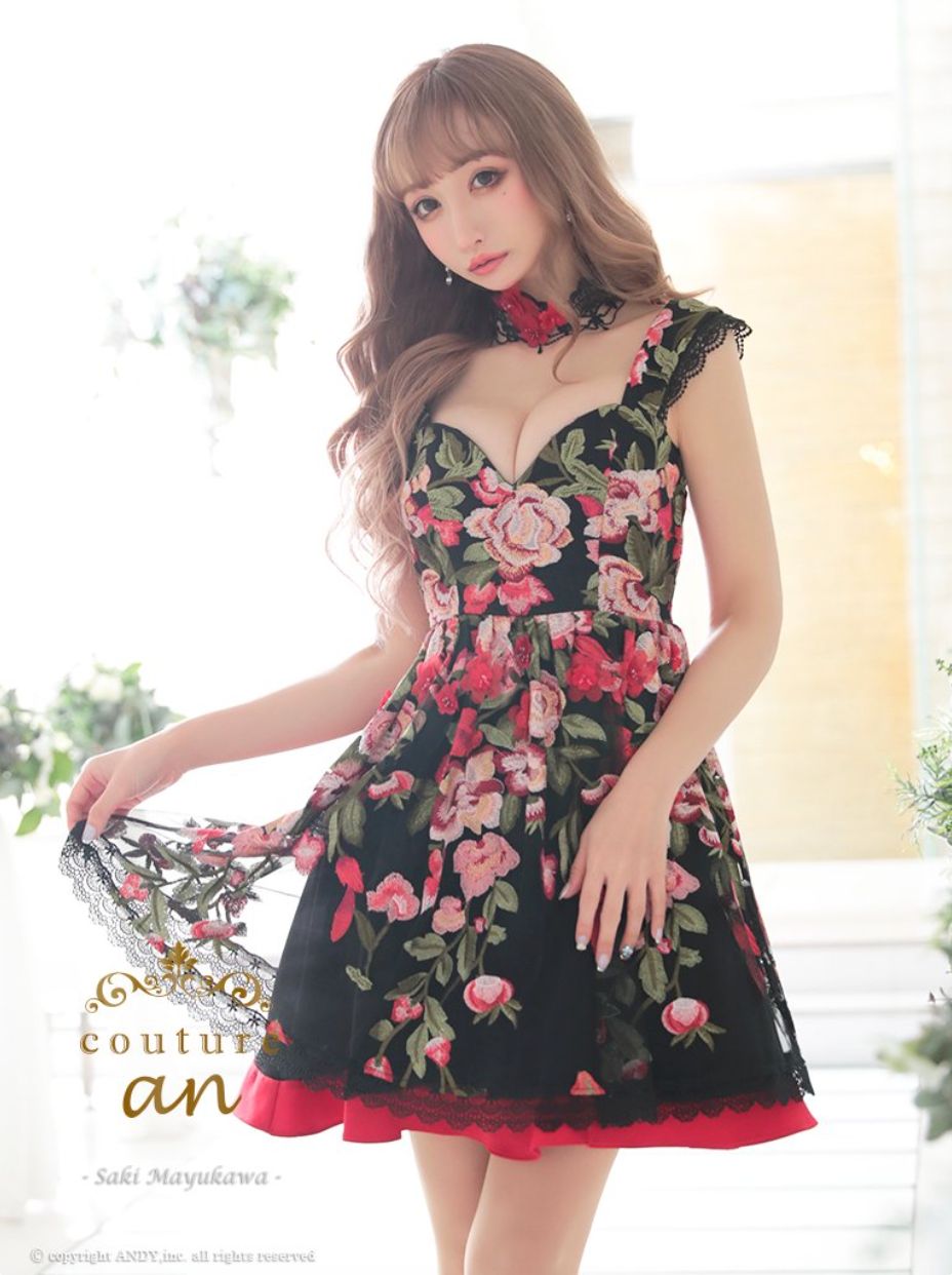 ROBE de FLEURS ローブドフルール ドレス キャバドレス ミニドレス  