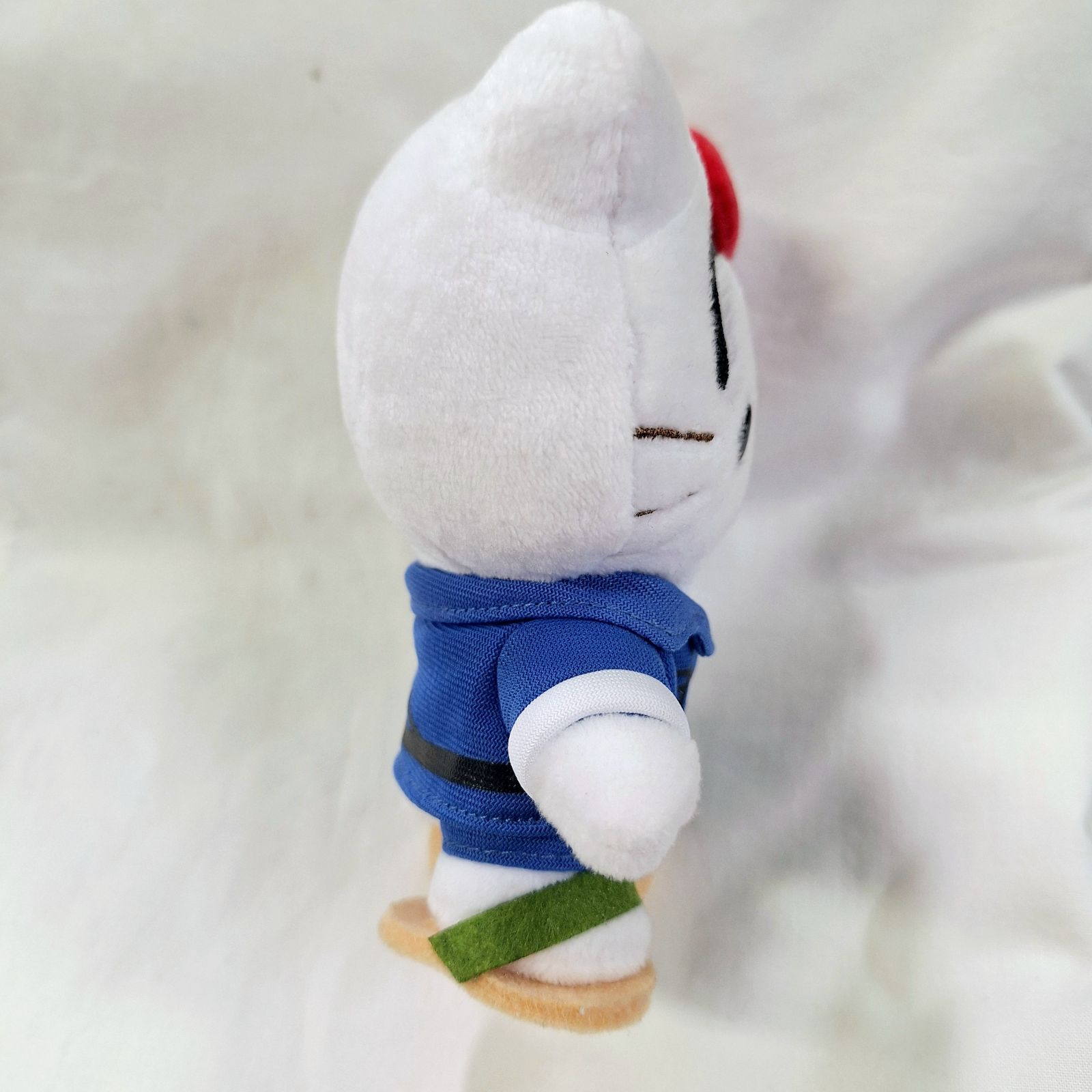 中古☆こち亀展 ハローキティ 両津勘吉 マスコット ぬいぐるみ