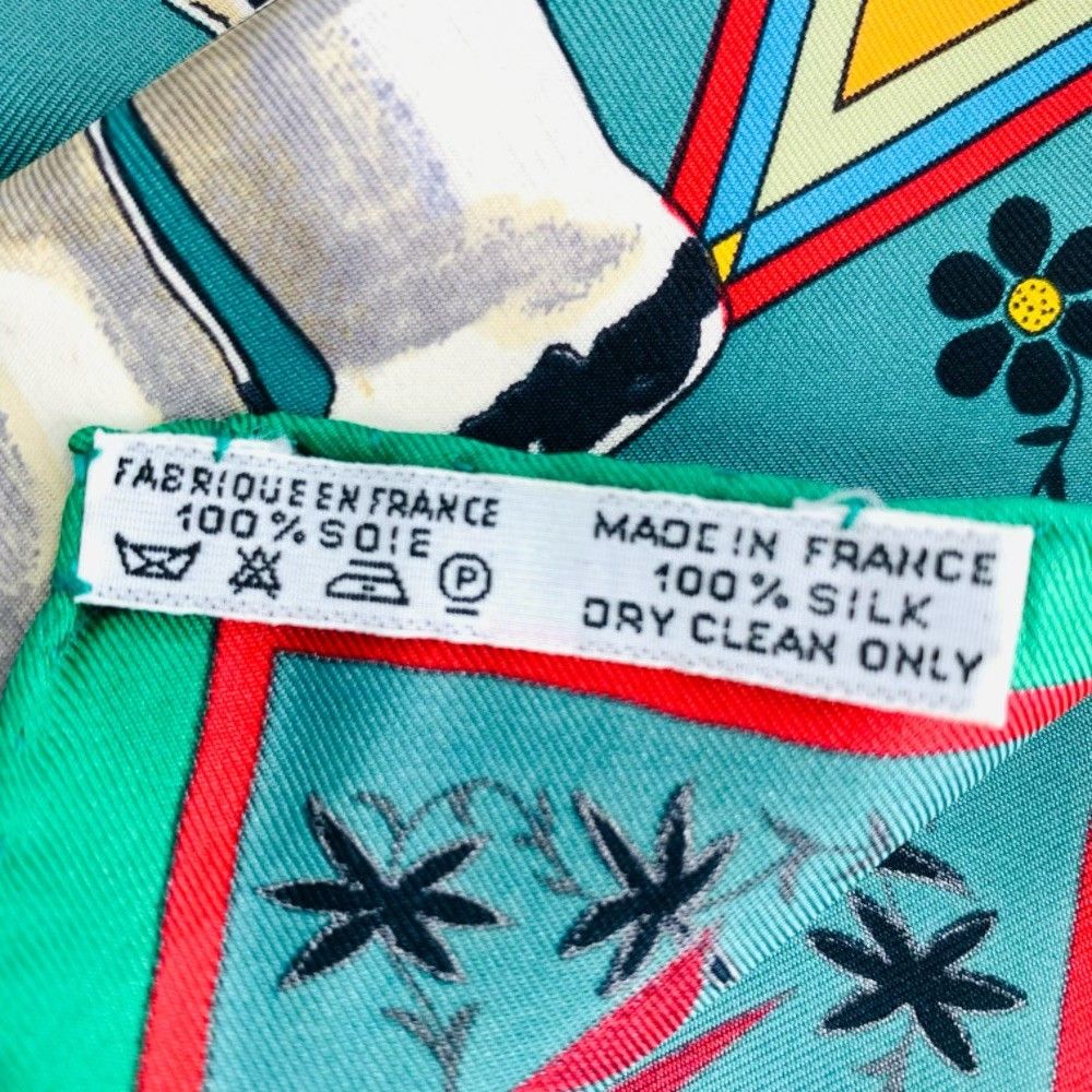 美品 HERMES エルメス カレ90 Kachinas カチナ 民族 マルチ