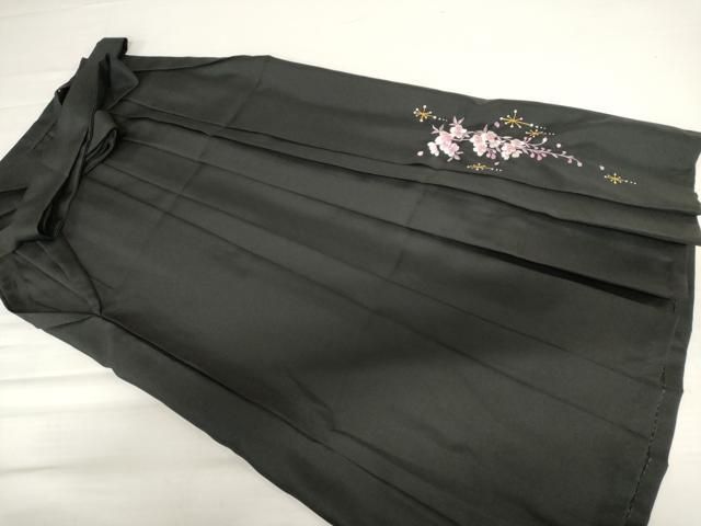 平和屋着物●女性 行灯袴 刺繍 枝垂れ桜 ラインストーン 金糸 洗える着物 AABB8060br