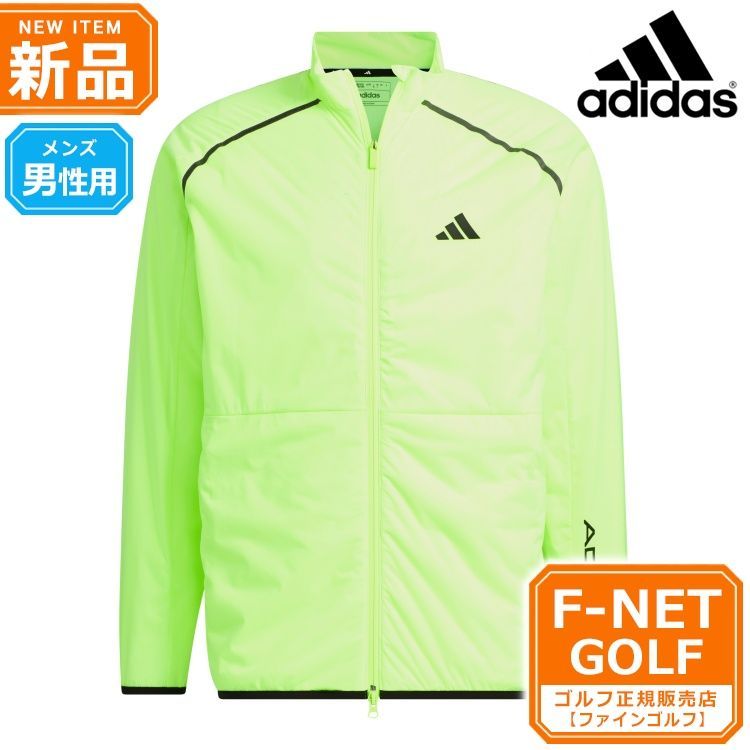 新品 【ルシッドレモン】秋 冬 モデル adidas アディダス ゴルフウェア MKS29 WIND. RDY. 防風 撥水 ストレッチ ジャケット [防風 撥水] （メンズ）