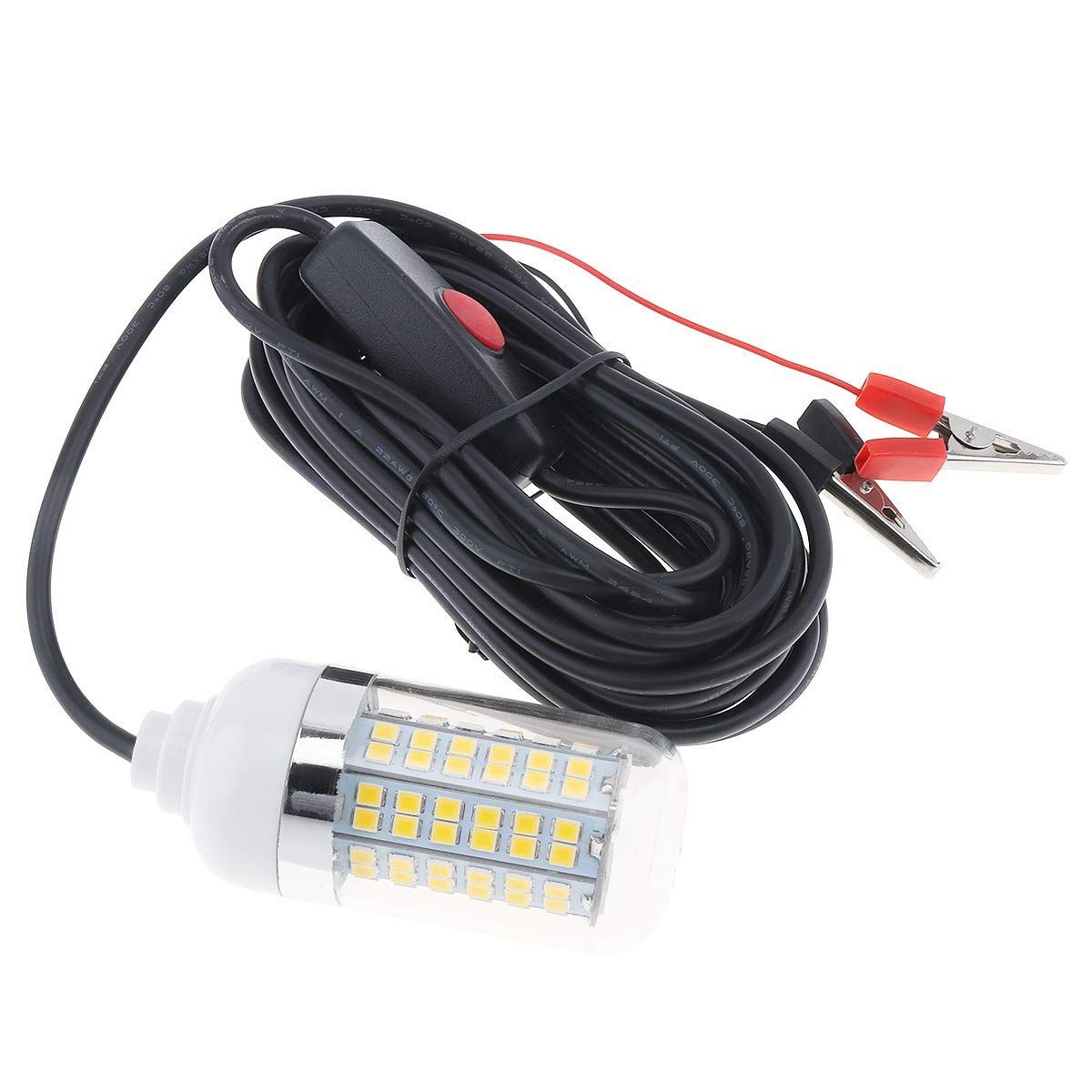 【新着商品】SecurityIng 集魚灯 LED 水中集魚灯 水中ライト 水中灯 集魚ライト 釣り ライト しゅうぎょライト 釣り 集魚灯 投光器 夜釣り 魚/エビ/カニ/イカを引き付ける 小型 高輝度 IP68防水 AC/D