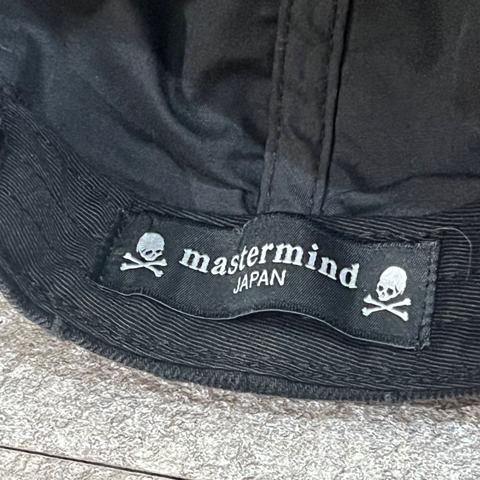 PROJECT GR MASTERMIND WASHED CRUSHED CAP コラボ 刺繡