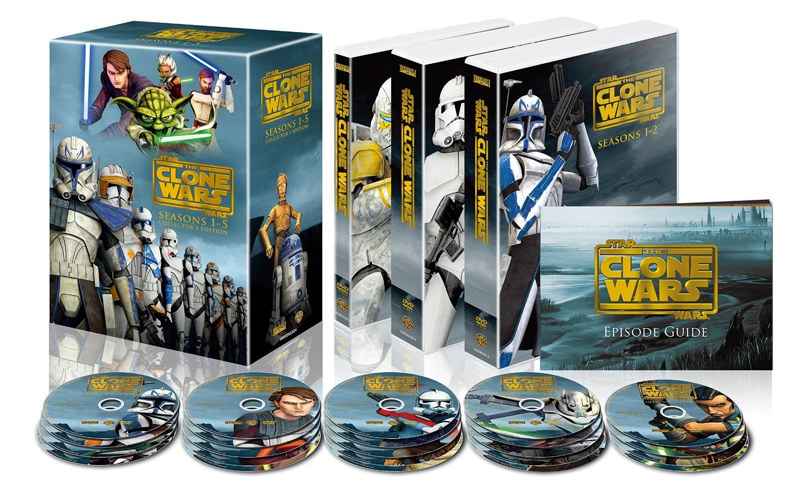 スター ウォーズ クローン ウォーズ シーズン1-5 コンプリート セッ ト 22枚組 DVD