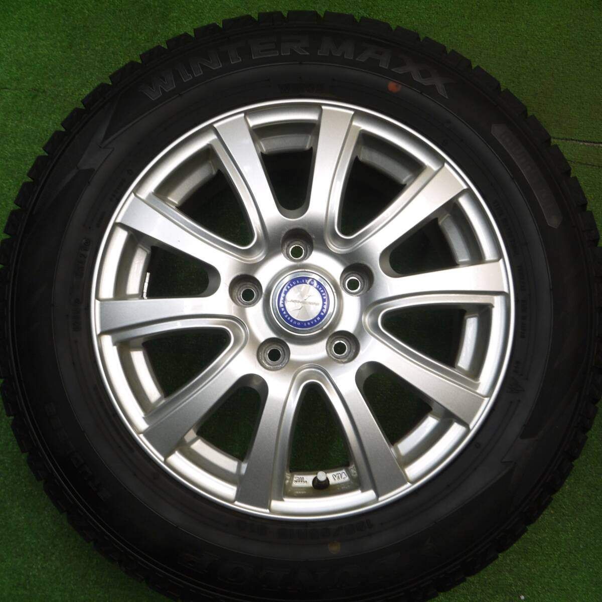バリ溝！21年！キレイ！9.5分☆スタッドレス 195/65R15