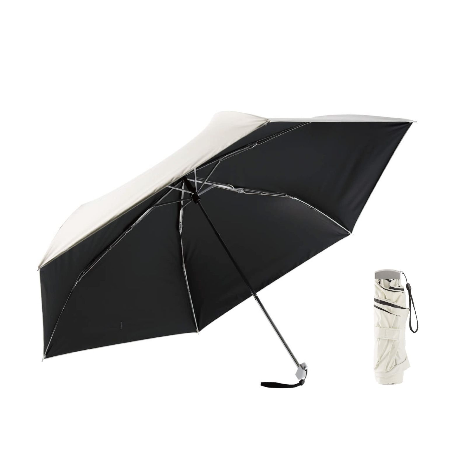 【新着商品】青空工房 日傘 極細 UVカット100 遮光 晴雨兼用 折りたたみ傘