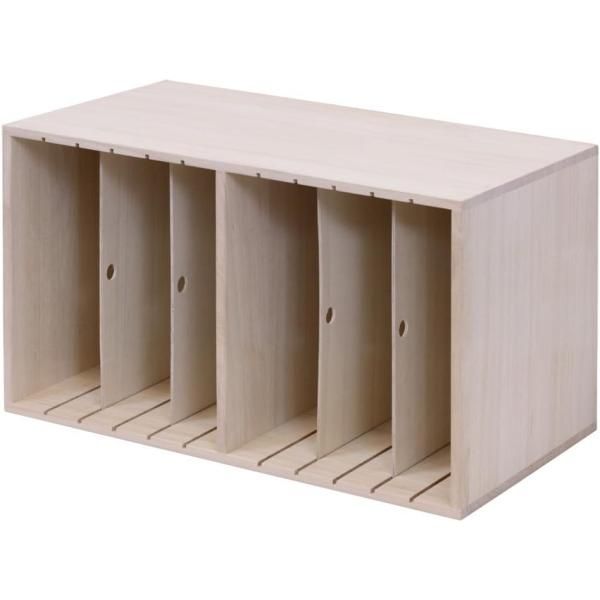 [新品] クロシオ(Kuroshio) すっ桐カバンハウス ロー 幅59.5高さ34.5cm 完成品 整理収納アドバイザー監修 バッグ収納 日本製